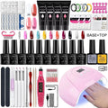 Kit Manucure Semi-Permanente – Gel UV, Lampe & Perceuse Électrique
