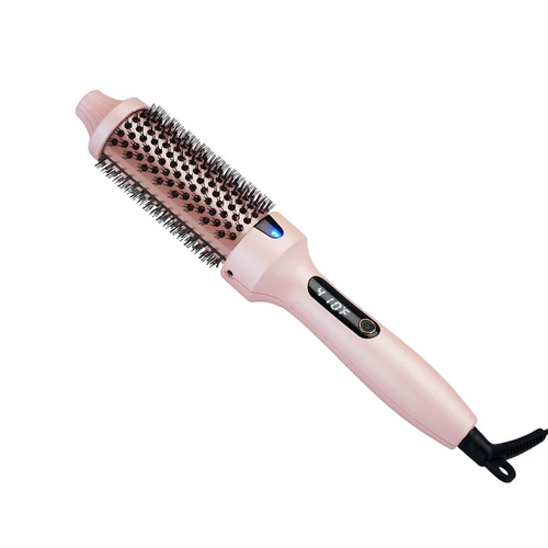 Brosse Lissante Chauffante – Ions Négatifs, 10 Températures & Écran LED