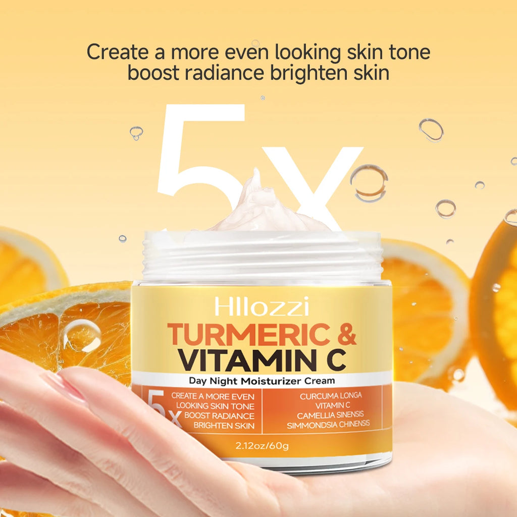🍊 Sérum Vitamine C au Curcuma – Éclat et hydratation intense