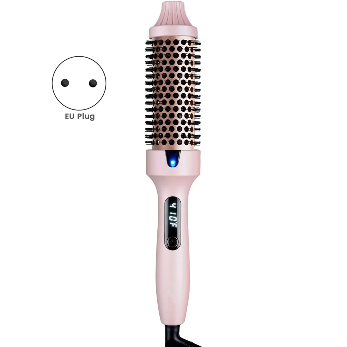 Brosse Lissante Chauffante – Ions Négatifs, 10 Températures & Écran LED