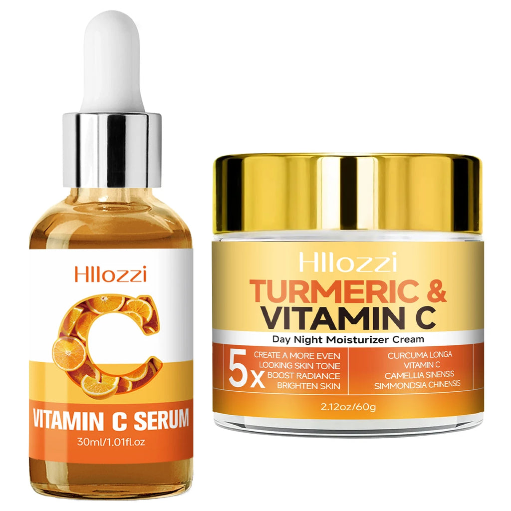 🍊 Sérum Vitamine C au Curcuma – Éclat et hydratation intense