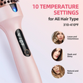 Brosse Lissante Chauffante – Ions Négatifs, 10 Températures & Écran LED