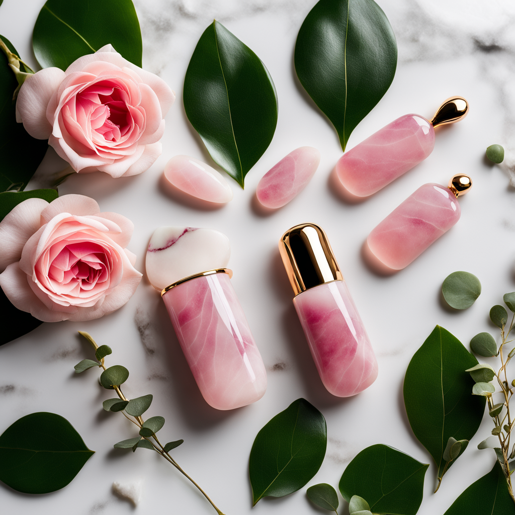 Rouleau de Jade Naturel & Gua Sha - Set Massage Visage Anti-Rides