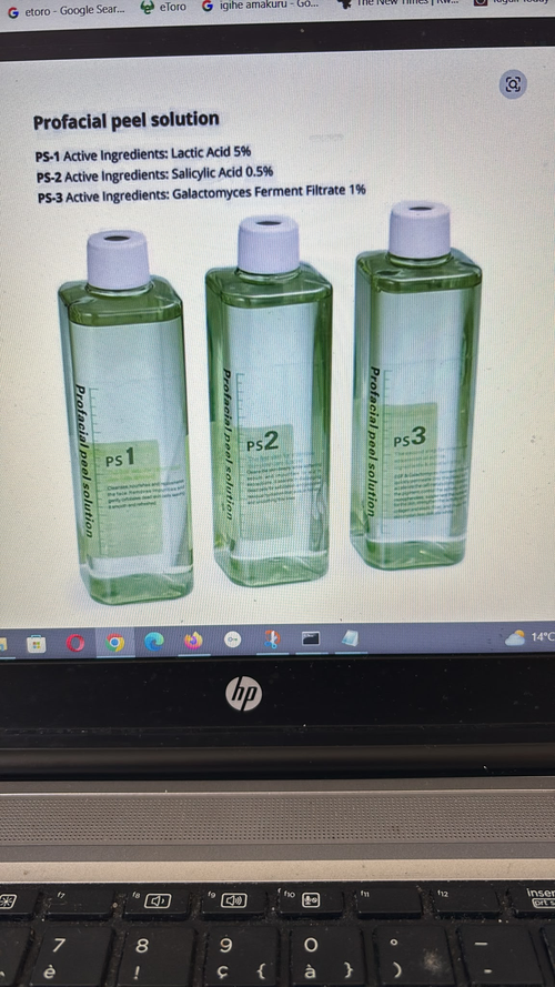Profacial Peel Solution – Sérum Peeling 3 Étapes pour le Visage